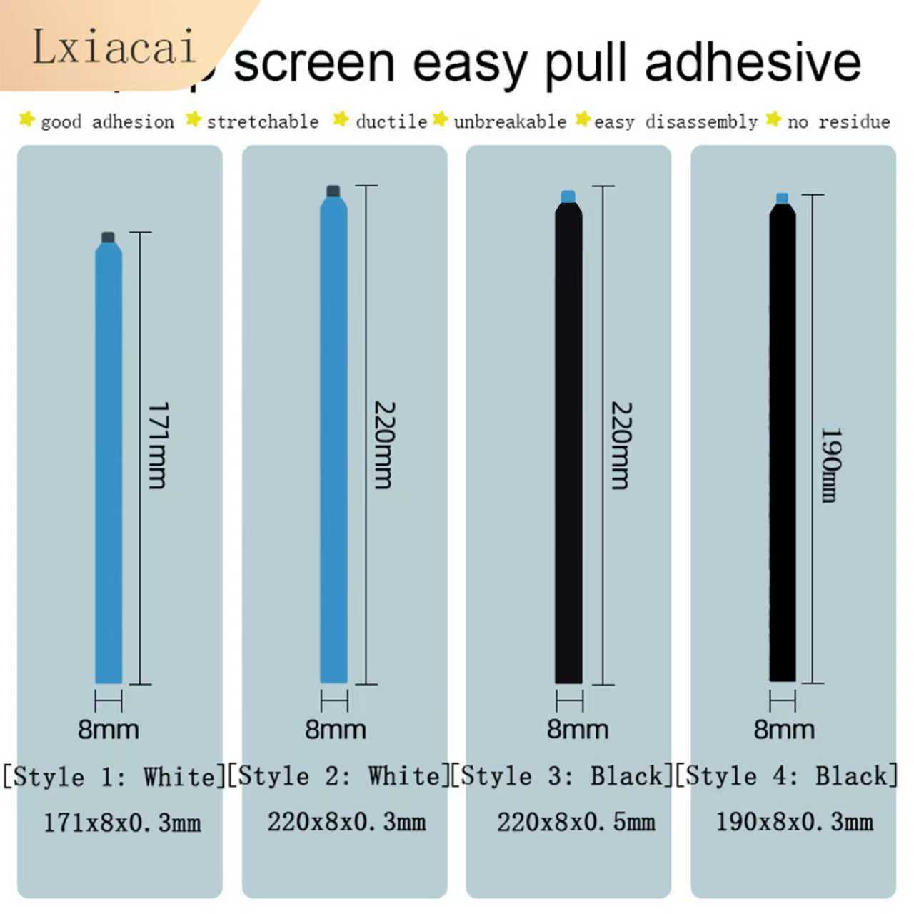 Lcd Screen Adhesive - Easy Pull colla schermo del computer