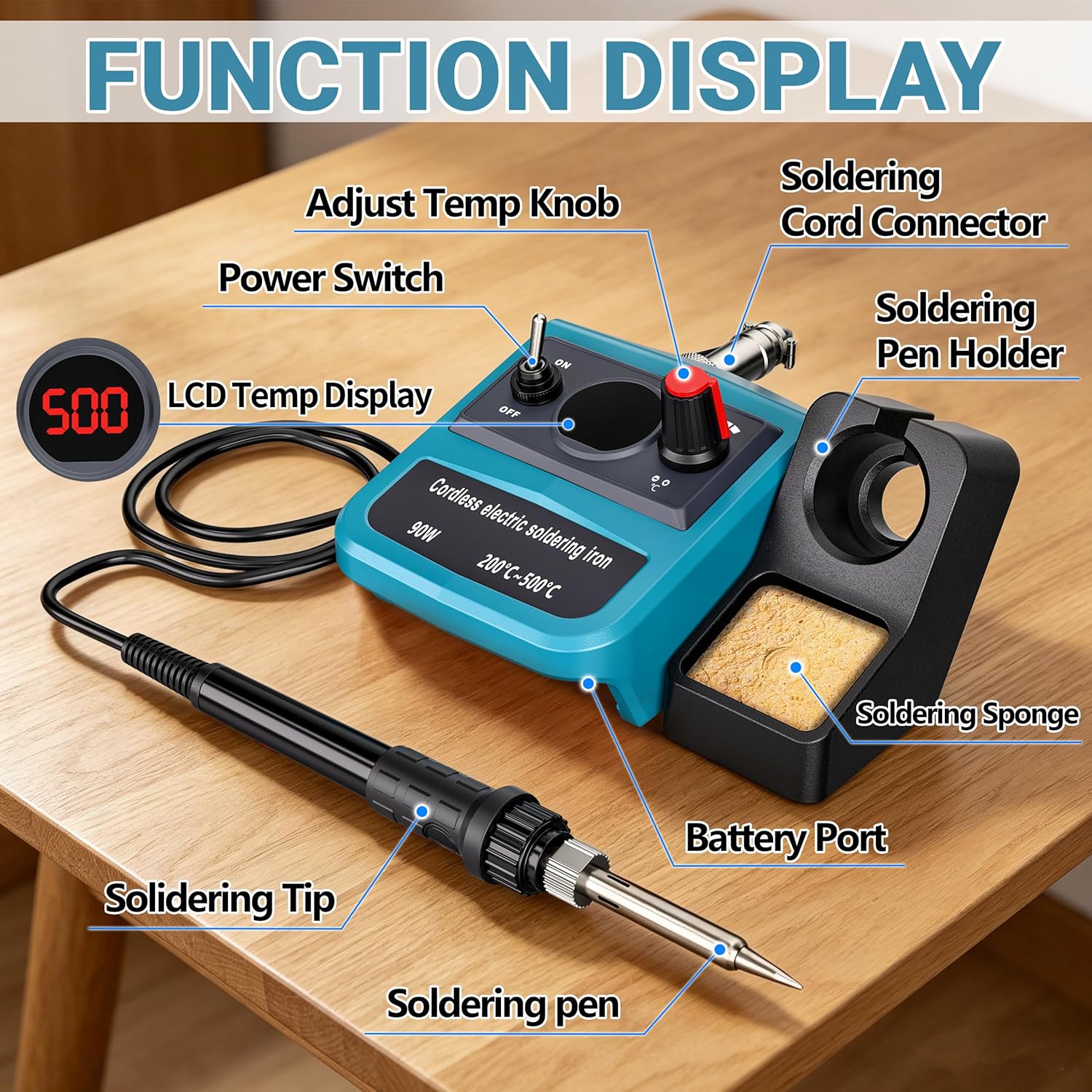 Kit Saldatore Digitale LED Sen - Electronics Repair Kit recensione e prezzo